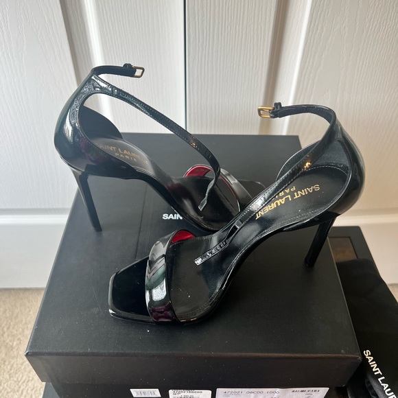 Great condition .. wore once ! Saint laurent amber strap sandal 6.5 - Picture 8 of 13